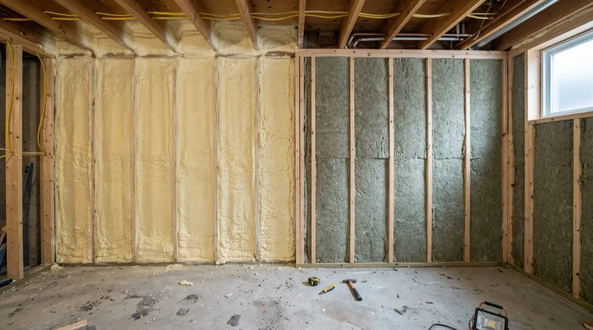 Spray Foam vs Batt Insulation for Toronto Basements