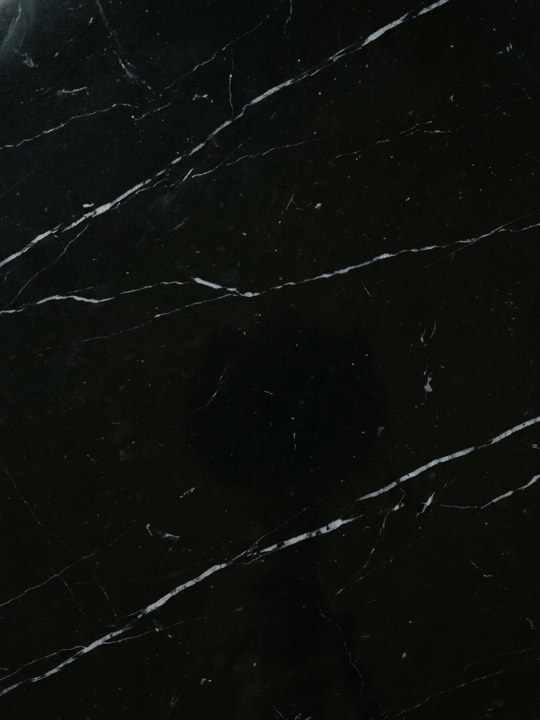 Nero Marquina marble countertop sample for kitchen renovation Toronto