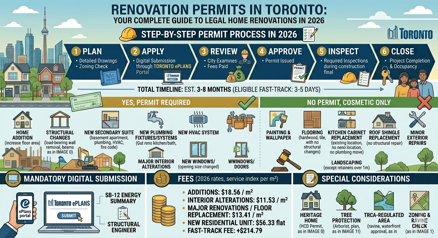 Essential Guide to Renovation Permits in Toronto: What Every Homeowner Needs to Know (2026)