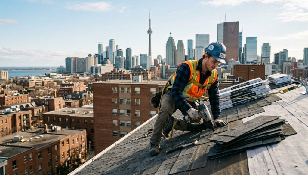 Roofing and eavestroughs Toronto - roof replacement and gutter installation by Country Renovations